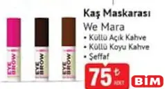 WE MARA KAŞ MASKARASI